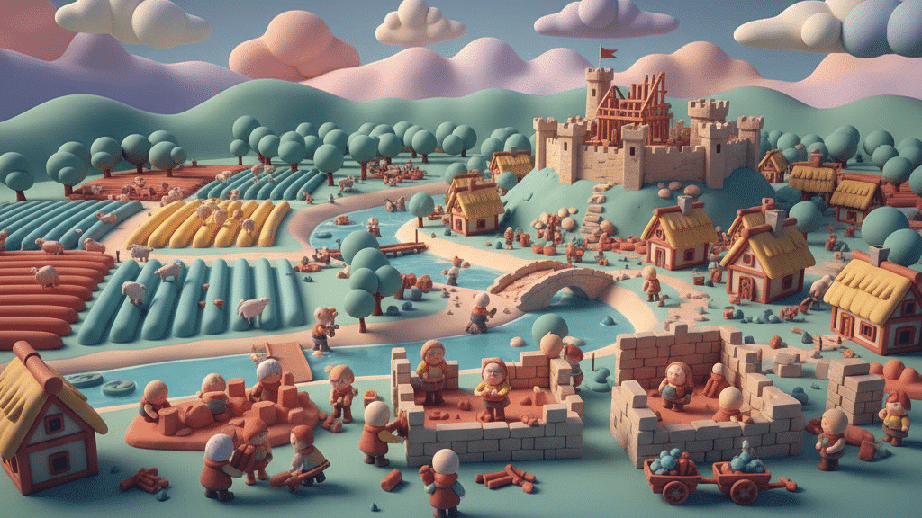 Townsmen - A Kingdom Rebuilt: Bangun Kota Abad Pertengahan