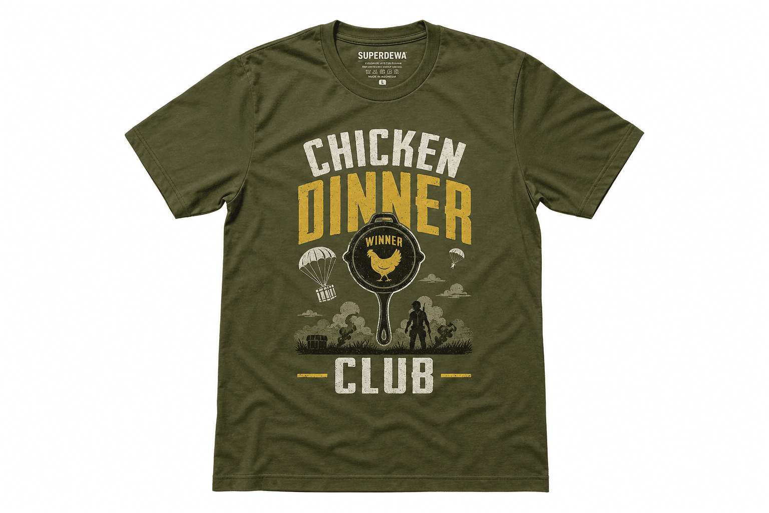 Kaos Superdewa "Chicken Dinner Club"