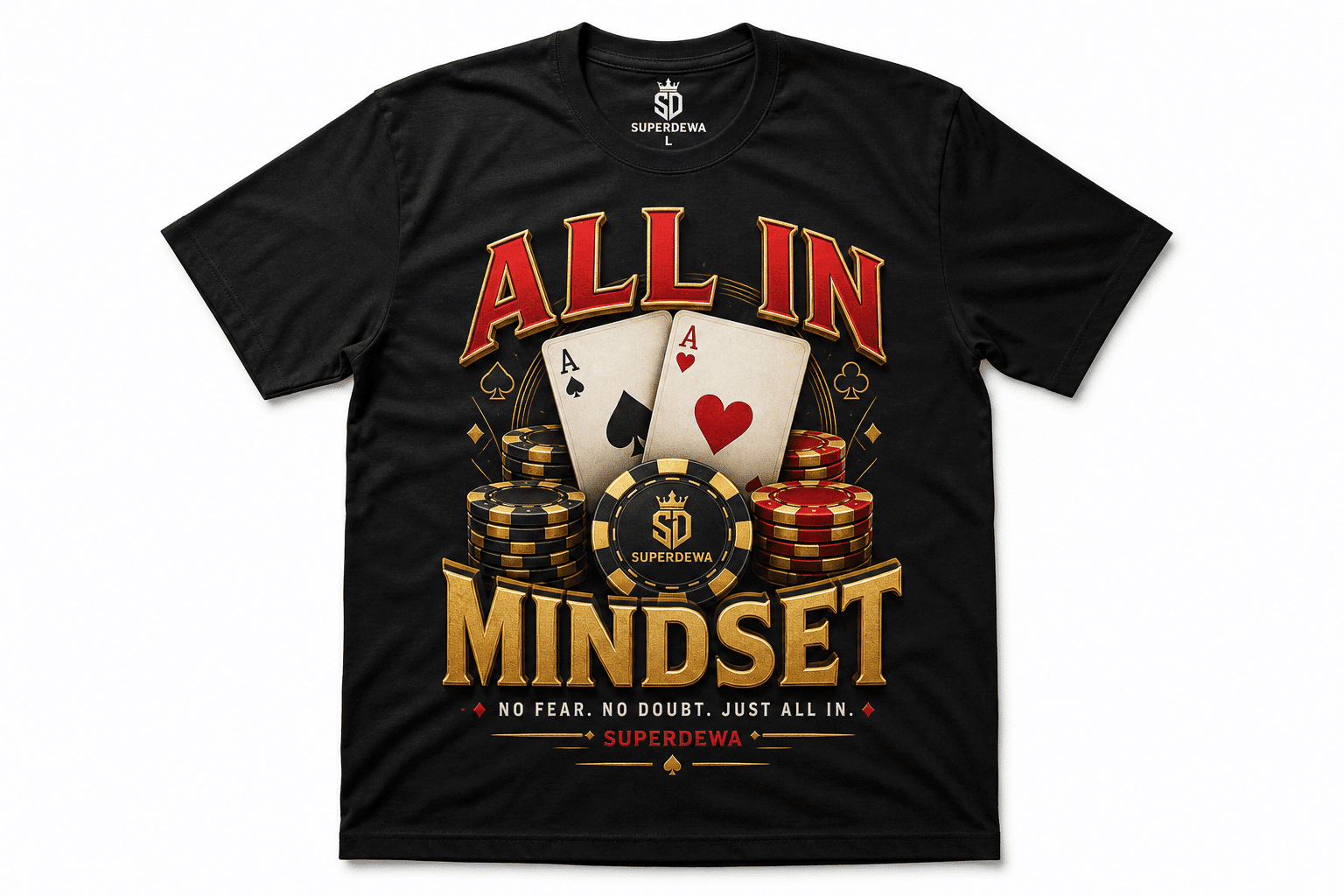 Kaos Superdewa "All In Mindset"